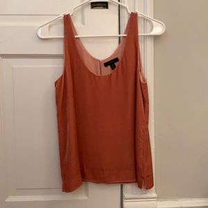 Dusy rose velvet tank top